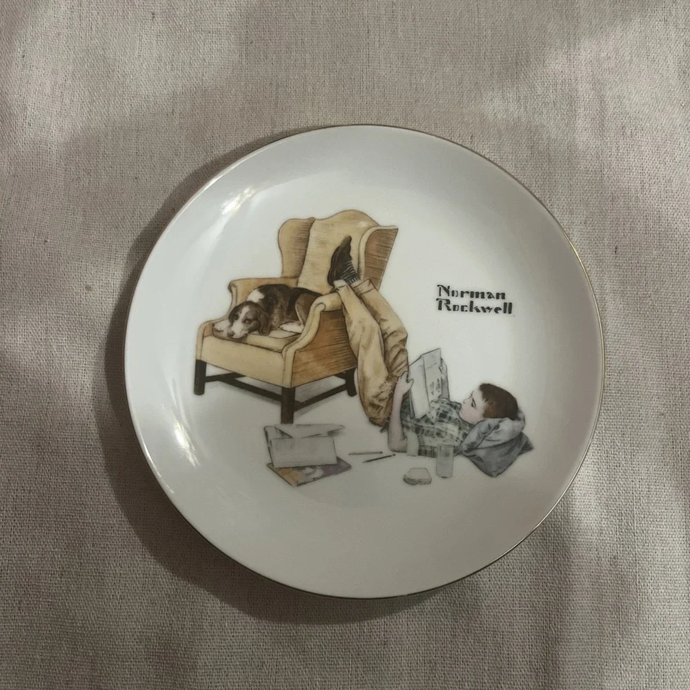 Collectors Edition Norman Rockwell The Student 6.5